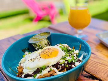 Brunch bowl at Native Brew Works