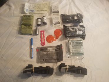 6 sutures, 10 blades, 8 instruments, 10 alcohol wipes. Compare to any competitor.