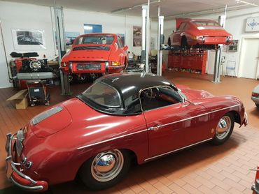 porsche 356 speedster hardtop repair shop