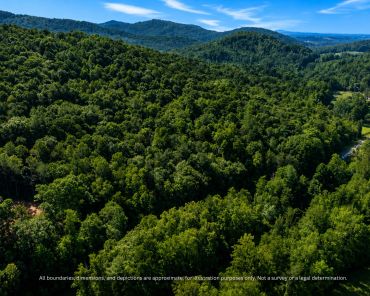 Wooded ridge with mountain views in the Brushy Mountains foothills, NC