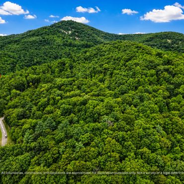 About 9 wooded acres for sale with owner financing in Alexander County NC