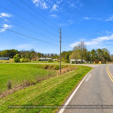 Paved NC Highway 10 near wooded land for sale in Cleveland County NC