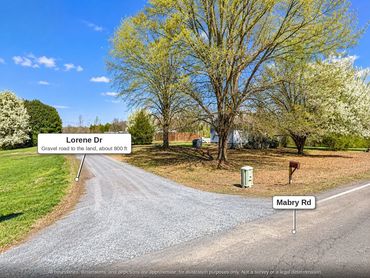 Mabry Rd at Lorene Dr, Uwharrie lakes region of the NC Piedmont