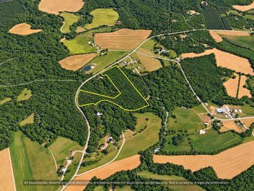 20 acre land for sale between Chapel Hill and Mebane NC in rolling Piedmont countryside