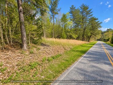 Hardwood and pine woods on 20.65 acres for a custom home in Orange County NC