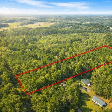 Aerial outline of 3.6 acres near I-95 Exit 49, Fayetteville NC