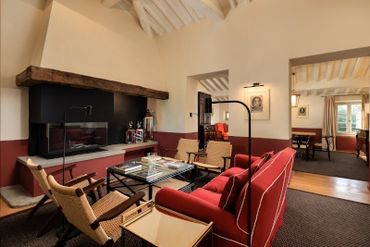 villa rocca living room