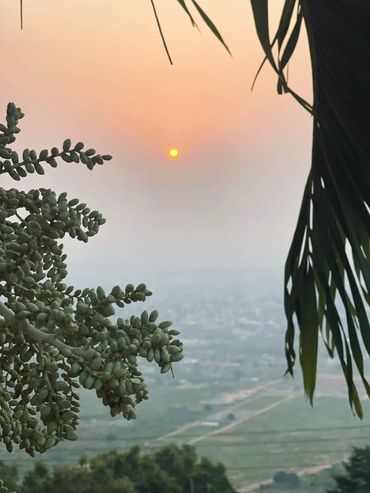 Sunrise over Accra Ghana.