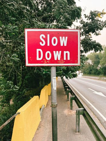 The walking trail on Aburi Road in Akwapem South, Eastern, Ghana.