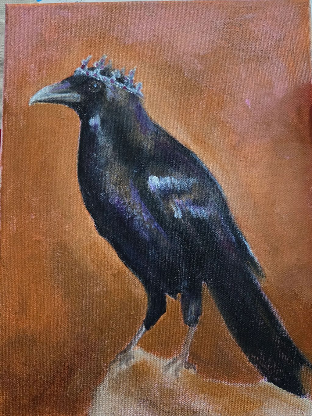 11x14 stretched canvas
Acrylic