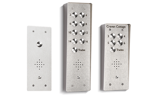 8 way vandal resistant stainless steel door entry systems with trade button access control