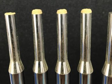 tamp bulk density test tamping pin dosing disc station ring powder slug hitting weights