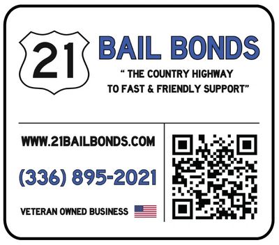 21 Bail bonds exclusive coupons mount Airy only here