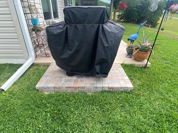After: Paver Patio for grill