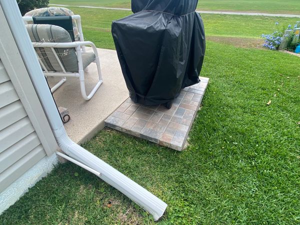 After: Paver Patio for grill