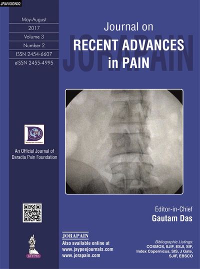 Journal on Recent Advances in Pain by Daradia