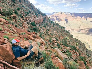 Alone time! Grand Canyon Day Hikes are the best way to see the canyon.