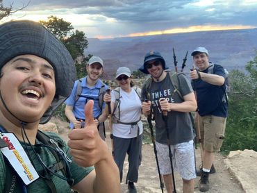 Kevin having an amazing time with his guests