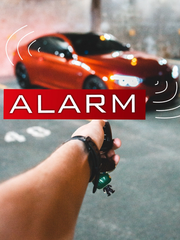 Alarm installed in a BMW 4 series