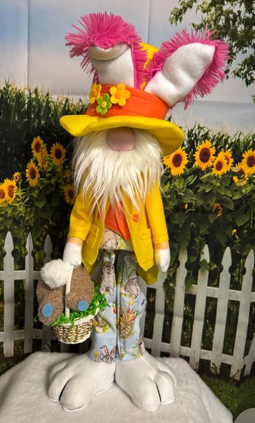 Spring 2026. Fuzzy Tail Bunny standing 25 inches tall.