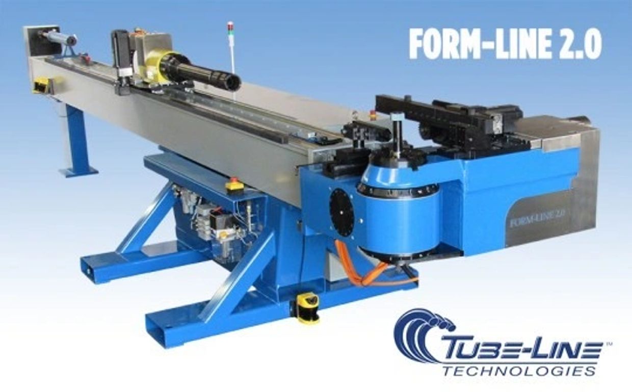 The Tube-Line Technologies Form-Line  2.0 bender is all-electric. It can bend up to 2.5" tubes.   