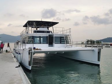 Eagle Magic Langkawi berthed at Royal Langkawi Yacht Club