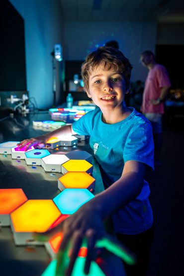 Northern Lights NT tactile sensor interactivity.