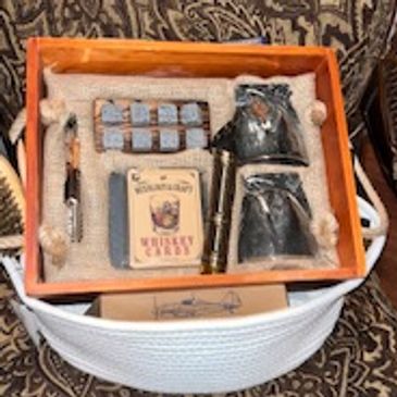 Premium Whiskey Set Two 10oz Crystal Old-Fashioned Glasses, 8 Granite Chilling Stones, Metal Tongs,