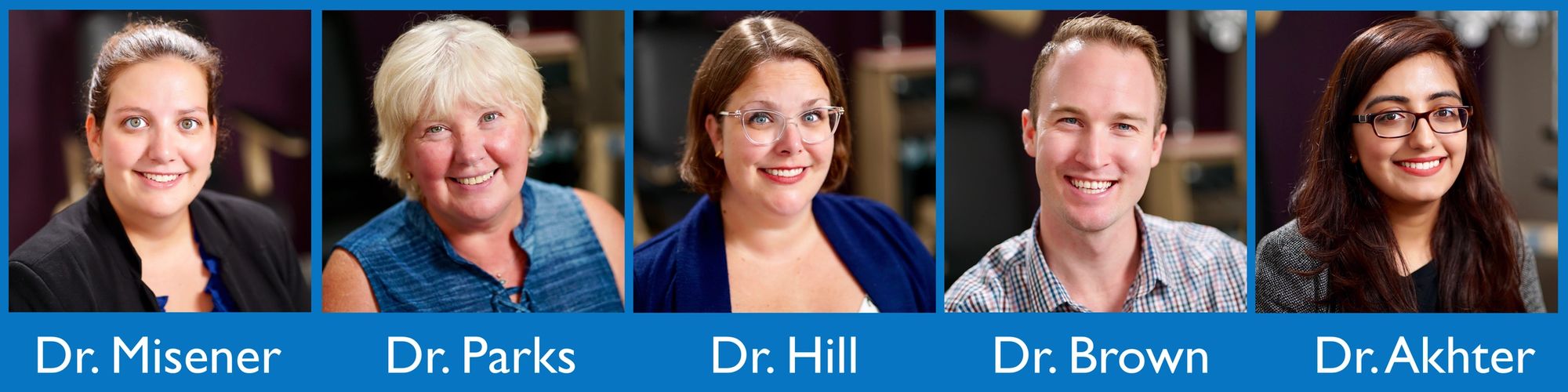 Dr. Misener
Dr. Parks
Dr. Hill
Dr. Brown
Dr. Akhter
Optometrist
Ancaster Eye Clinic