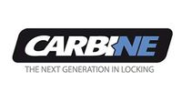 Carbine logo with slogan about advanced locking technology.