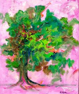 KC Moore, Sacramento Artist, Dancing Tree, Oil Painter
