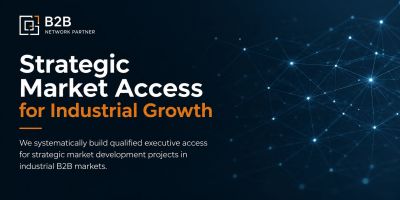 Strategic market access for industrial growth in B2B markets.
