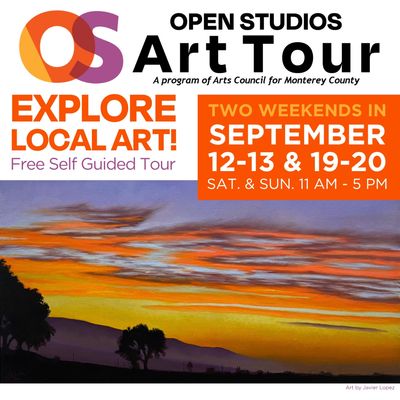 Open Studios Art Tour event poster for local art exploration.