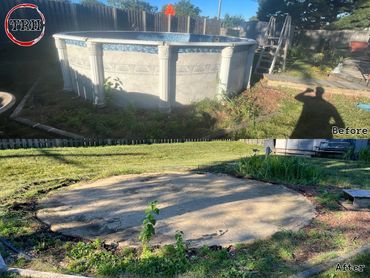 Swimming pool removal