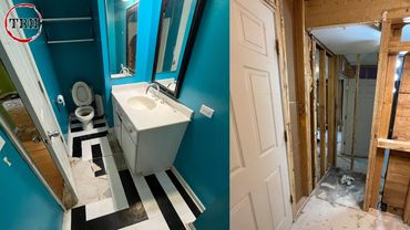 Residential Remodel Demolition, Bathroom Demolition, Barrington, IL