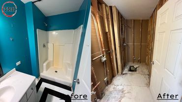 Residential Remodel Demolition, Bathroom Demolition, Barrington, IL