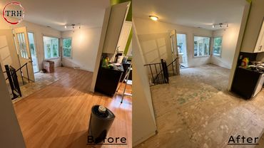 Residential Remodel Demolition - Flooring Demolition - Tile Demolition / Removal - Barrington, IL