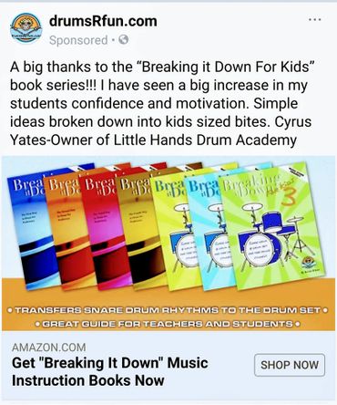 Breaking It Down Drum Method Books drumsRfun Learn To Play Drums Little Hands Drum Academy 