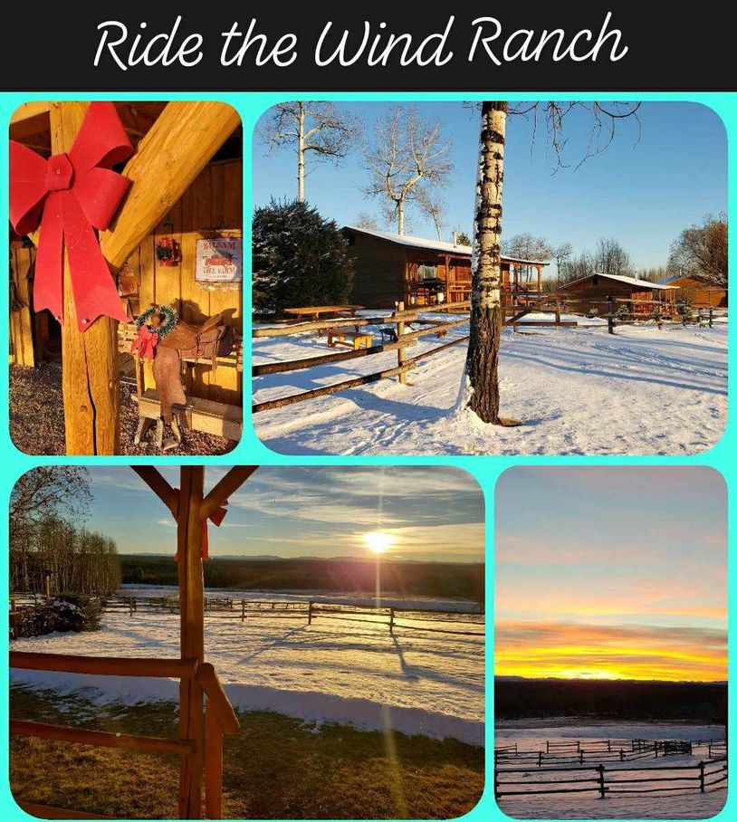 Cabin rental at Ride the Wind Ranch 
November , December and beginning of January  for 1-2 Perons 