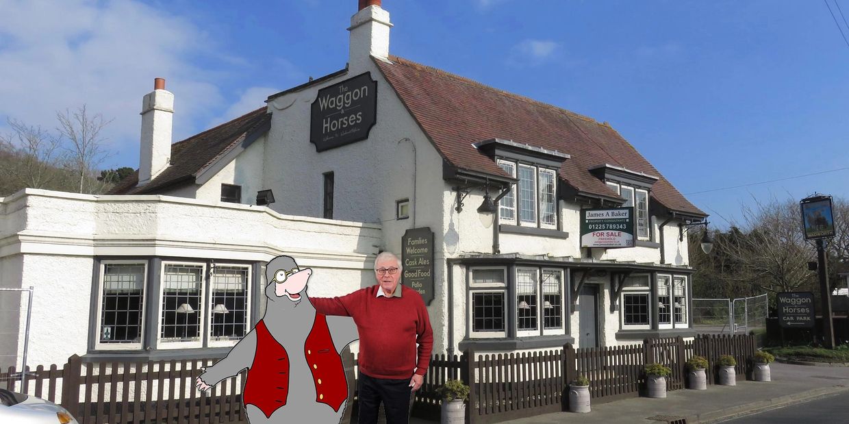 Photo of Waggon and Horses where Digger Mole was created