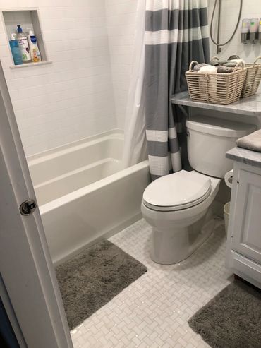 Bathroom Remodeling - complete remodeling service. Demo and finish work through CHAPS. Plumbing, e
