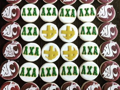 AXA Graduation Cookies, Washington State University