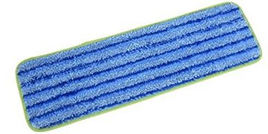 Scrubber pad with nylon filaments for professional grade scrubbing light blue and dark blue bristles
