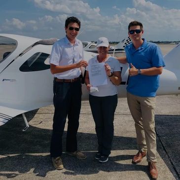 group of flight instructors