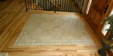 ceramic tile entrance rug