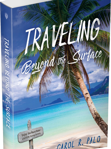 The cover page of the book Traveling beyond the surface