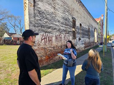 Visit the iconic Away with You wall from The Walking Dead.