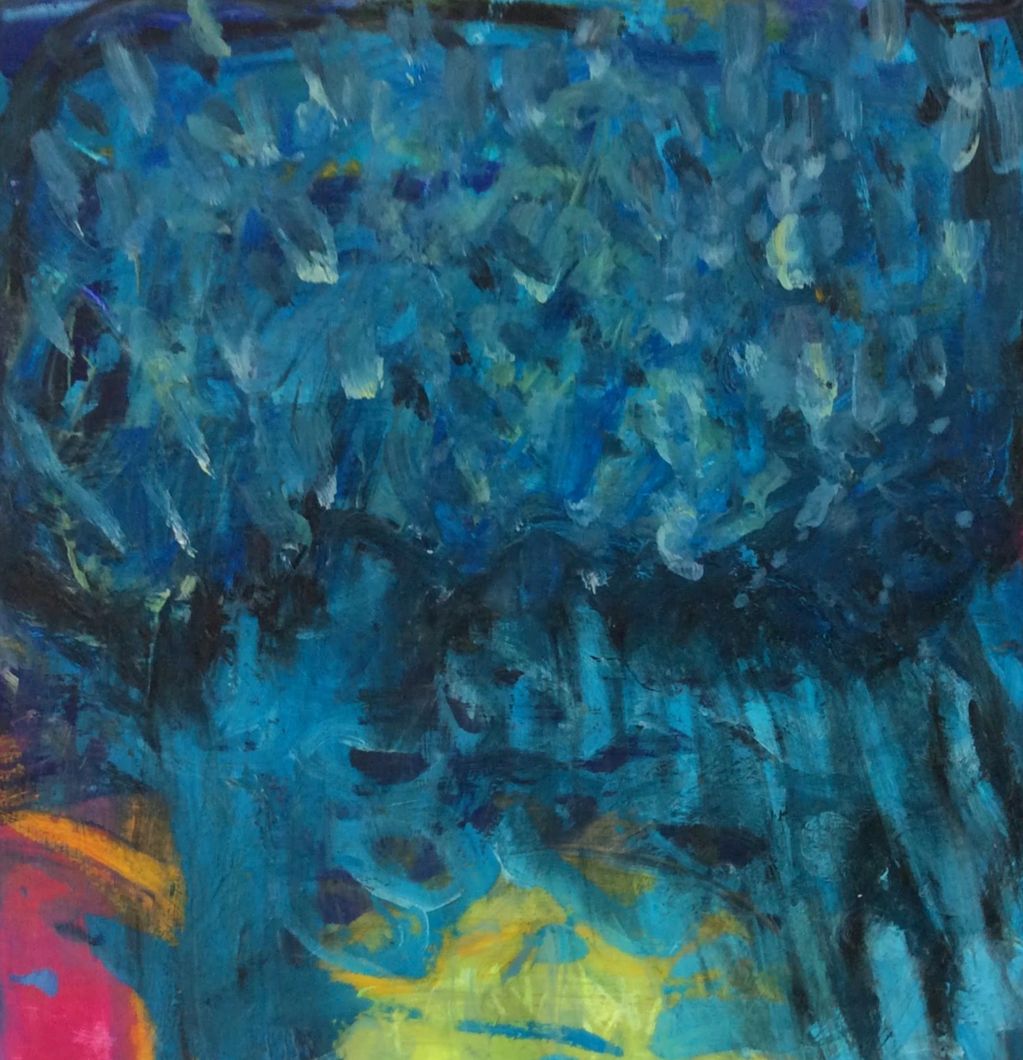 Deluge
Oil on birch panel 30x30
Delgue: Considering climate change and previous floods