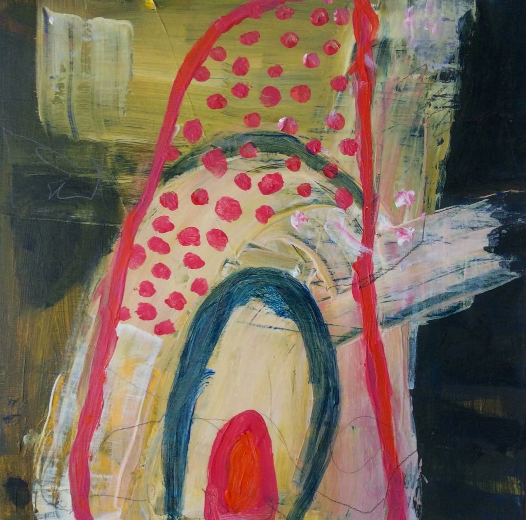 Oakberries #1
Oil on birch panel 30x30cm
The endangered oaks barks were highlighted by red berries