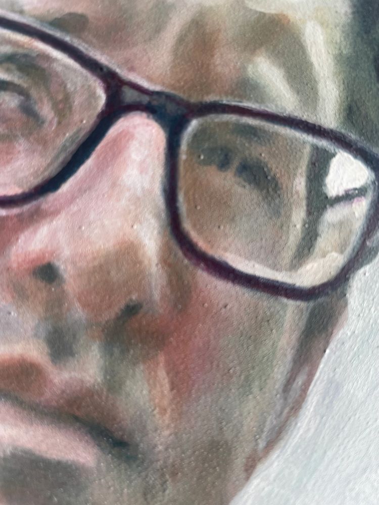 Close up of New Style portrait